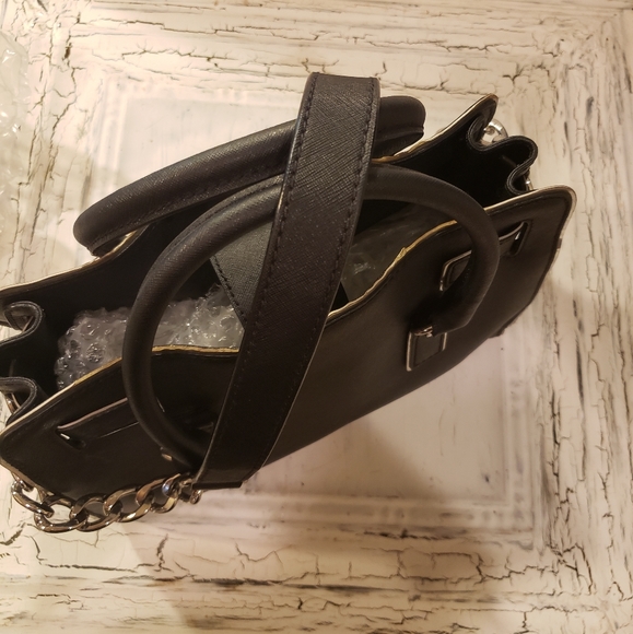 Michael Kors Hamilton Foil Trim Handbag - Picture 12 of 16